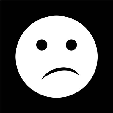 Gülümseme simgesi, vektör illüstrasyonu