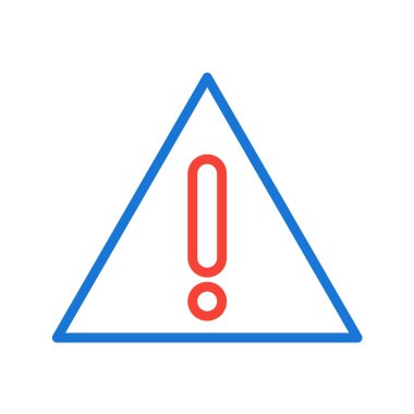 uyarı işareti simgesi, vektör illüstrasyonu