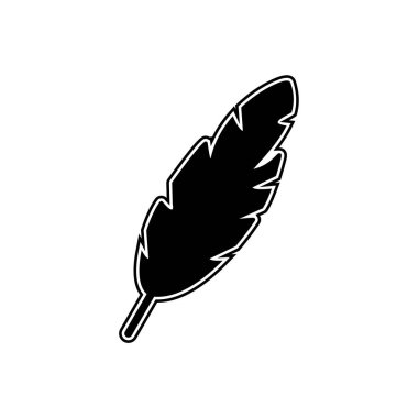 Kaligrafi Simgesi Moda Biçiminde İzole Arkaplan      