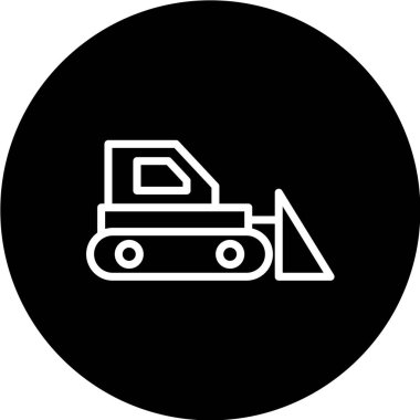 Modern oto tamir simgesinin vektör illüstrasyonu