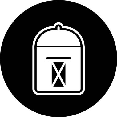 Modern b 'nin vektör illüstrasyonunda simge yok