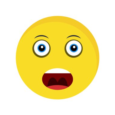 Moda Biçimli Emoji Simgesi İzole Arkaplan 