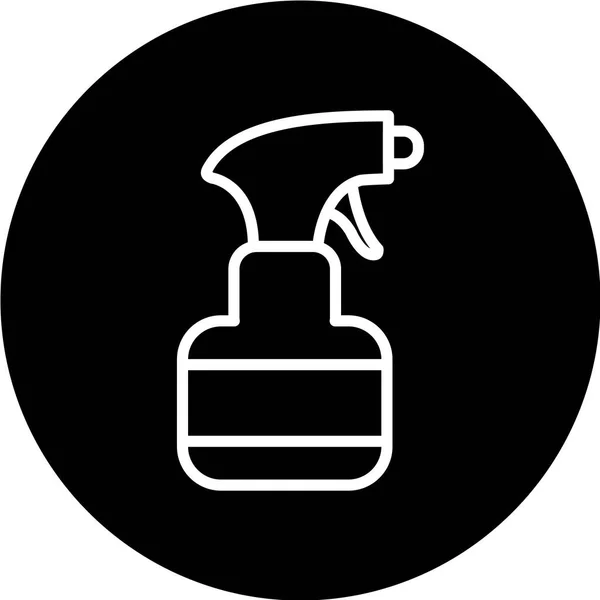 Spray Bottle Web Icono Vector Ilustración — Vector de stock