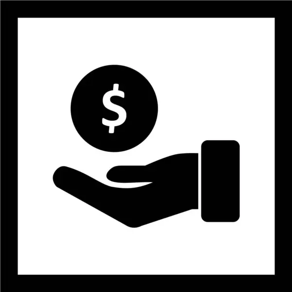 Finanzgeld Symbol Vektorillustration — Stockvektor