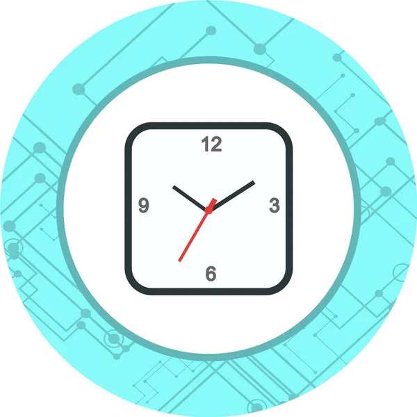 Clock Icon Vector Illustration — Stock Vector