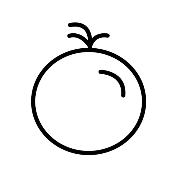 Icono Manzana Vector Ilustración — Vector de stock