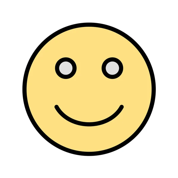 Ícone Emoji Estilo Moderno Isolado Fundo —  Vetores de Stock