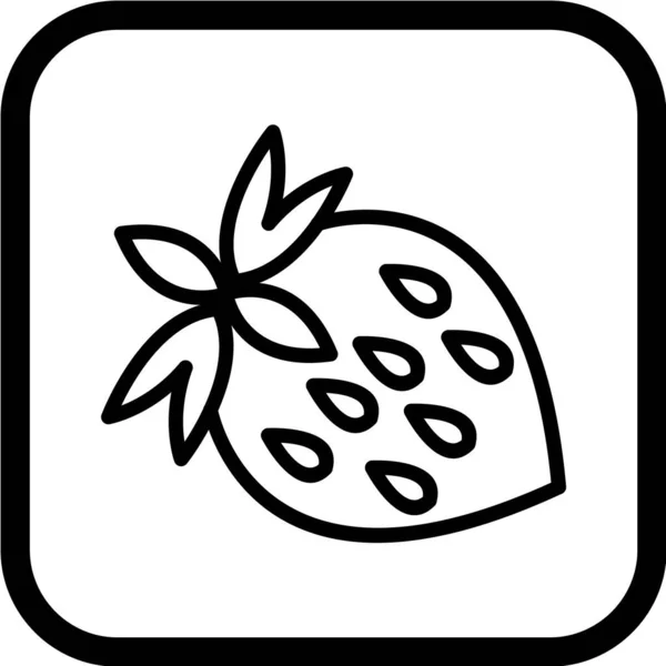 Alimento Icono Web Vector Ilustración — Archivo Imágenes Vectoriales