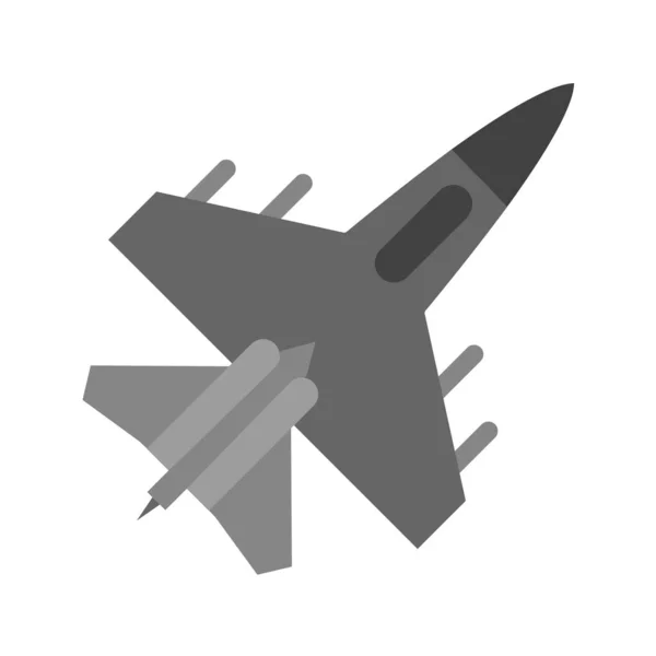 Avión Icono Del Avión Ilustración Vectorial — Vector de stock