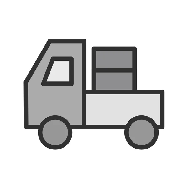 Truck Pictogram Vector Illustratie — Stockvector