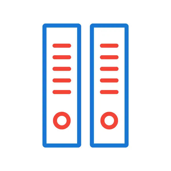 Ícone Arquivos Estilo Moderno Isolado Fundo —  Vetores de Stock