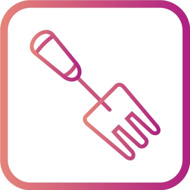 Bahçe aracı web simgesi vektör illüstrasyonu 