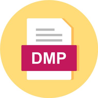 dosya biçimi simgesi, vektör illüstrasyonu