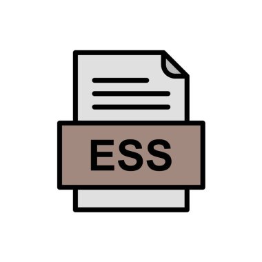 belge simgesi vektör illüstrasyonu