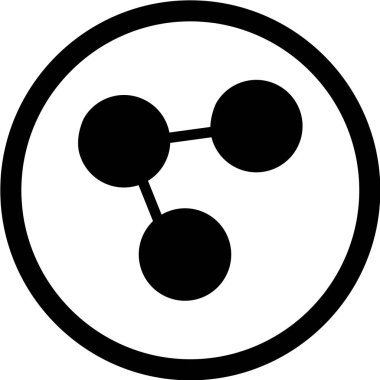 siyah ve beyaz vektör simgesi