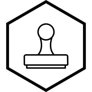 Moda Biçiminde Pul Simgesi İzole Arkaplan