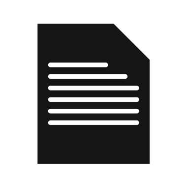 belge simgesi vektör illüstrasyonu