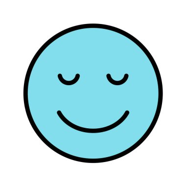 Moda Biçimli Emoji Simgesi İzole Arkaplan 