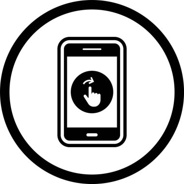 Mobil Uygulama Simgesini İzole Edilmiş Arkaplanda Geçir