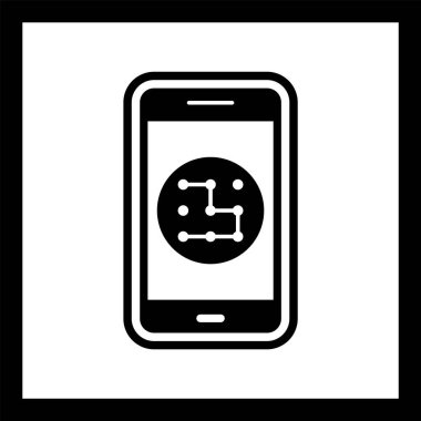 Model Mobil Uygulama Simgesi Moda Biçimli İzole Arkaplan