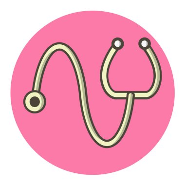 tıbbi düz simge, vektör iilüstrasyonu