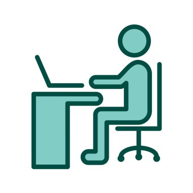 Modern eğitim ikonunun vektör illüstrasyonu