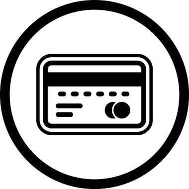 Moda Biçimli ATM Simgesi İzole Arkaplan