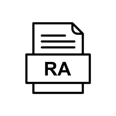 tipik dosya biçimi vektör illüstrasyonu 