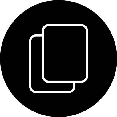 minimalist vektör illüstrasyonu, uygulama simgesi