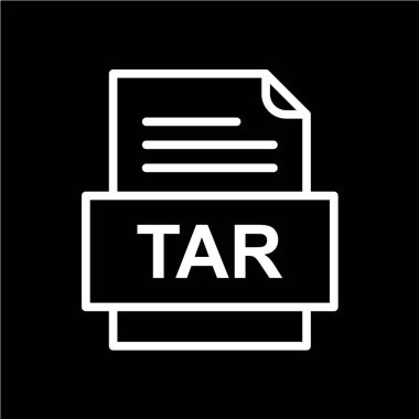 dosya biçimi simgesi, vektör illüstrasyonu