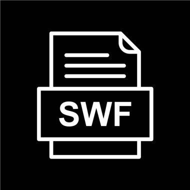 dosya biçimi simgesi, vektör illüstrasyonu