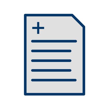 belge simgesi vektör illüstrasyonu