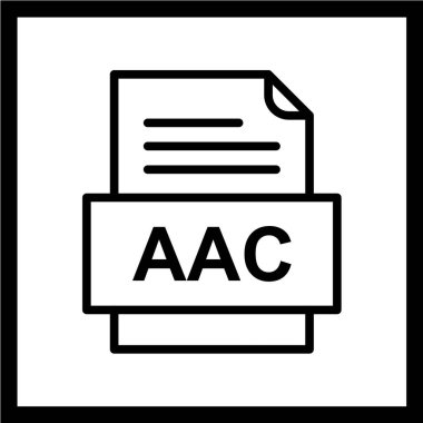 dosya biçimi simgesi, vektör illüstrasyonu