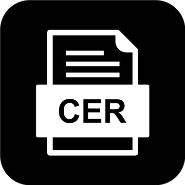 dosya biçimi simgesi, vektör illüstrasyonu