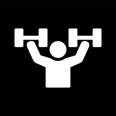 Moda Biçiminde Egzersiz Simgesi İzole Arkaplan