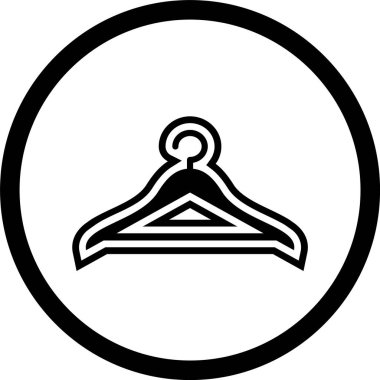 Askı Simgesi Moda Biçimi İzole Arkaplan