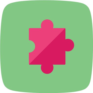 bulmaca parçası vektör simgesi