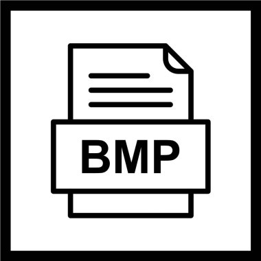 dosya biçimi simgesi, vektör illüstrasyonu