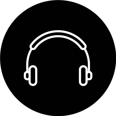 Modern müzik simgesinin vektör illüstrasyonu