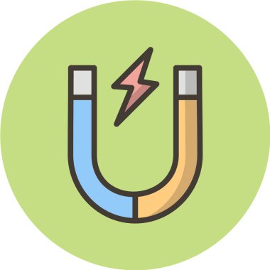 Pil şarj ikonu. düz vektör illüstrasyonu 