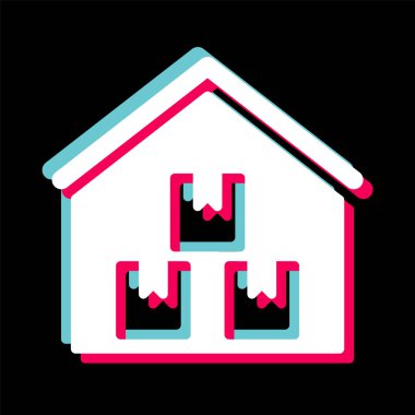 Depo Simgesi Moda Biçiminde İzole Arkaplan