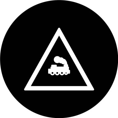 Yol simgesi, vektör illüstrasyonu