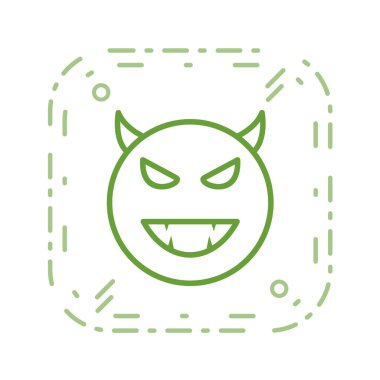 Moda Biçimli Emoji Simgesi İzole Arkaplan 