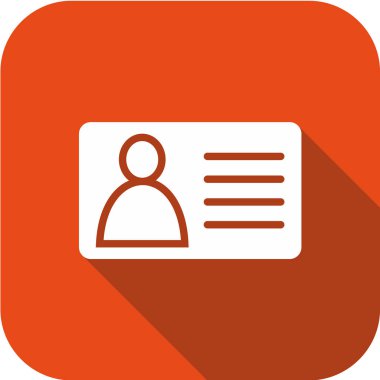 adres kullanıcı imzasının vektör simgesi