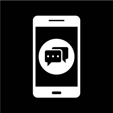 Akıllı telefon simgesi. vektör illüstrasyonu