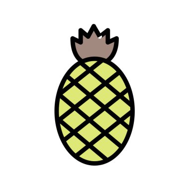  Gıda ve içecek Web ikonu vektör illüstrasyonu