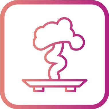 bitki ağ ikonu vektör illüstrasyonu 