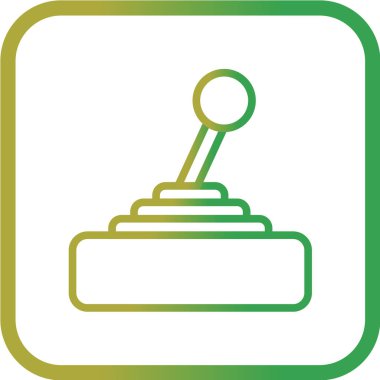 Vektör çizimi, basit simge joystick