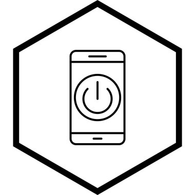 Mobil Uygulama Simgesinde Moda Tarzı İzole Arkaplan Gücü