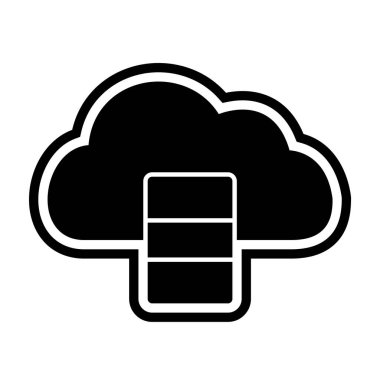 Veri tabanı Simgesi Biçimi İzole Arkaplan